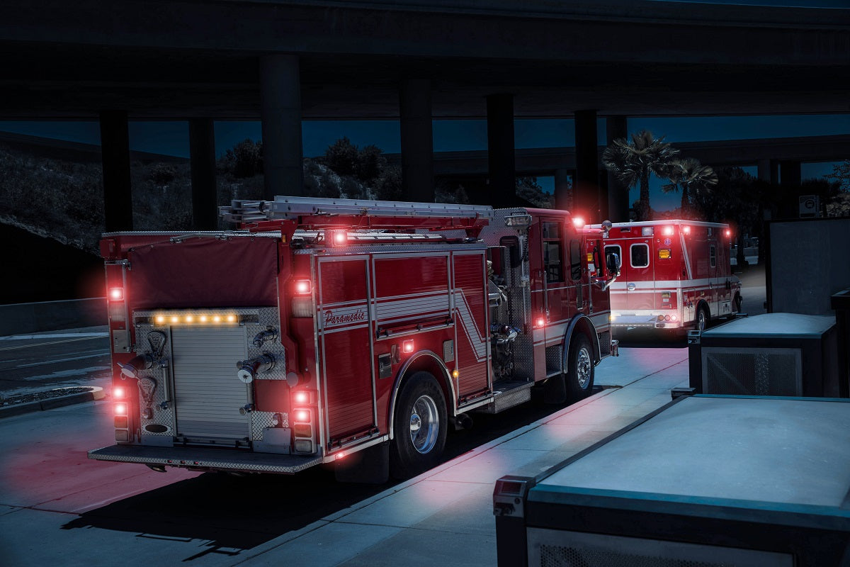 Volunteer Firefighter Emergency Lights