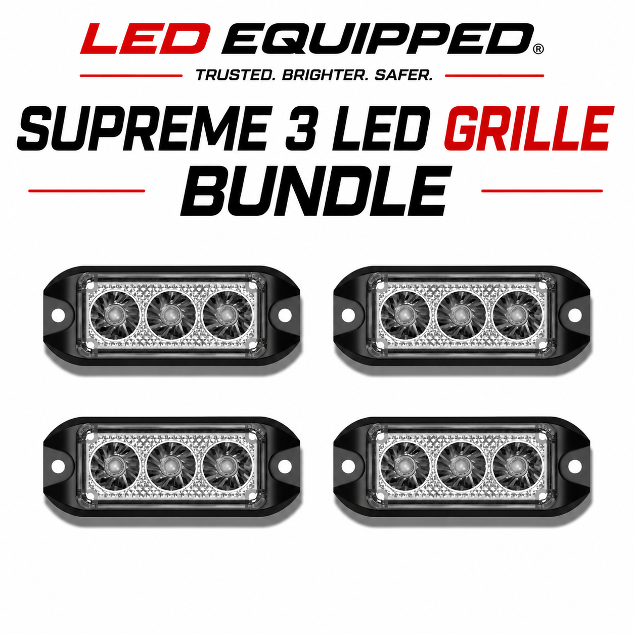Supreme 3 LED Grille Bundle