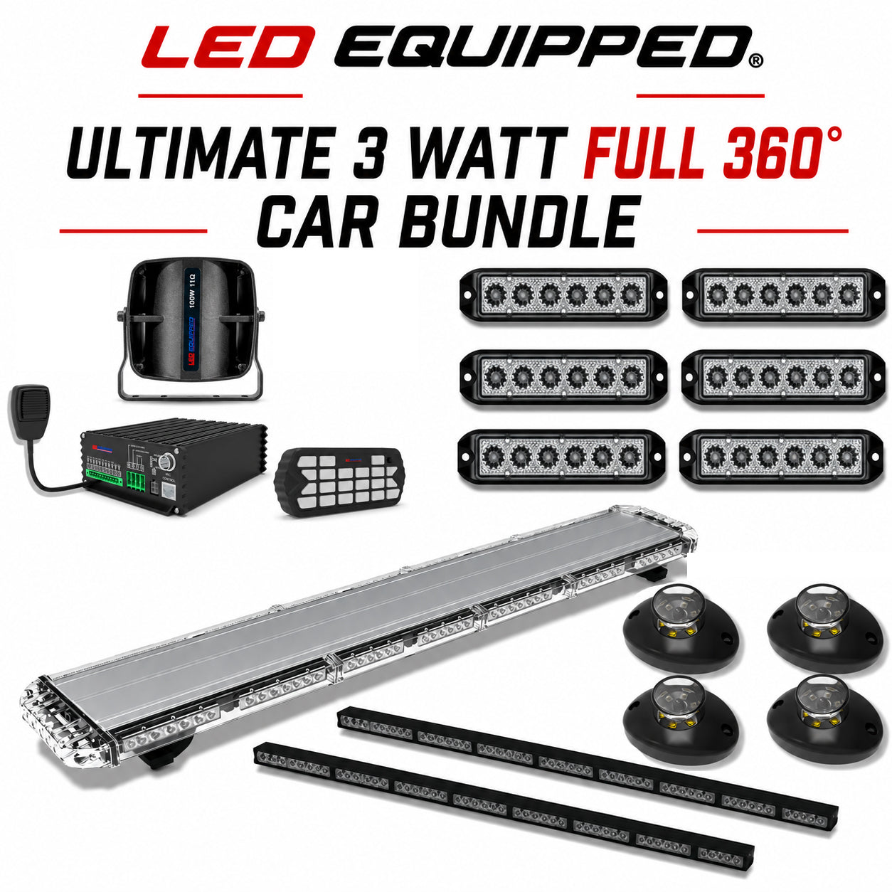Ultimate 3 WATT full 360 Car Bundle