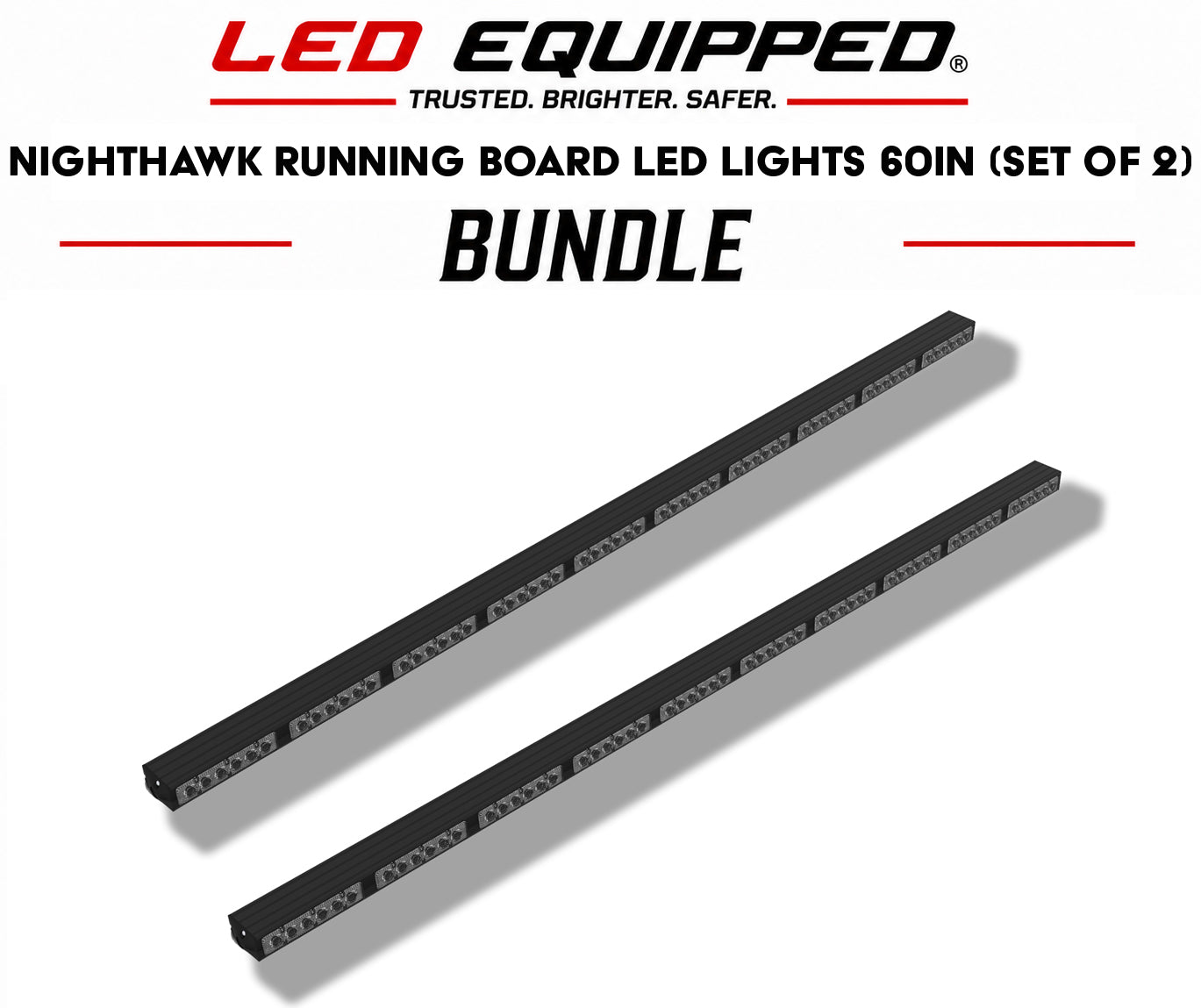 NightHawk Running Board LED Lights 50in (set of 2)