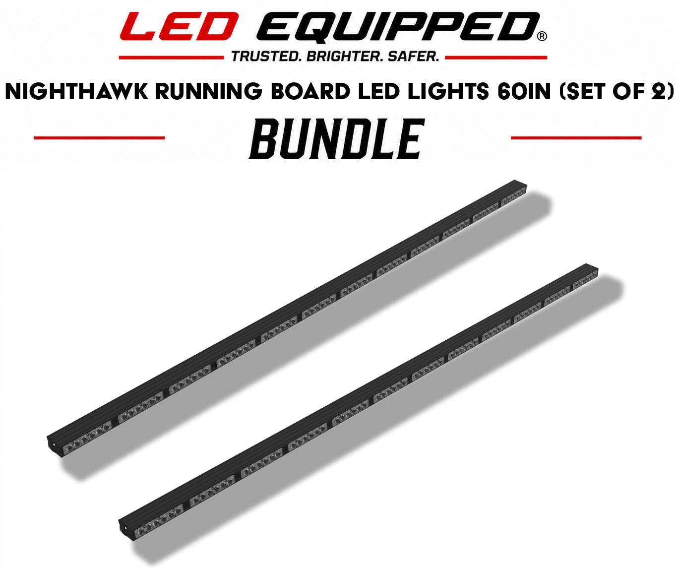 NightHawk Running Board LED Lights 60in (set of 2)