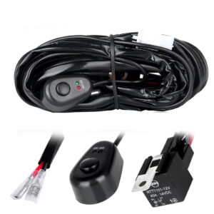 Off Road Led light Bar Wiring Harness kit - 2 connectors