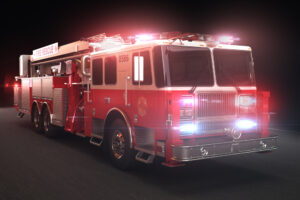 Emergency lights for volunteer firefighters
